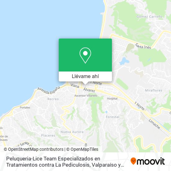 Mapa de Peluqueria-Lice Team Especializados en Tratamientos contra La Pediculosis