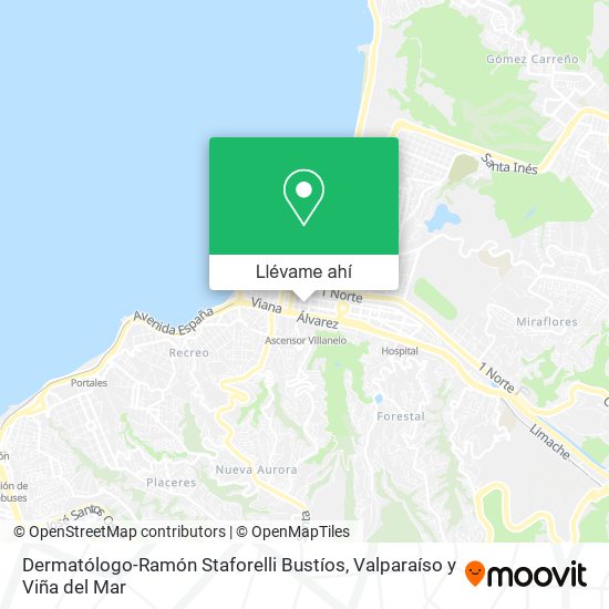 Mapa de Dermatólogo-Ramón Staforelli Bustíos