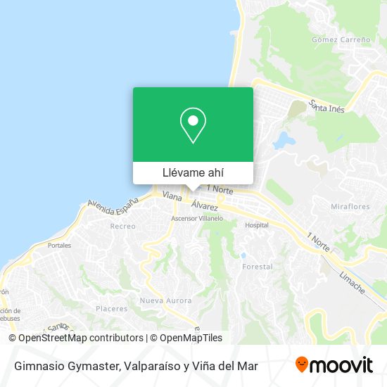 Mapa de Gimnasio Gymaster