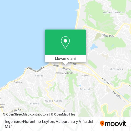 Mapa de Ingeniero-Florentino Leyton