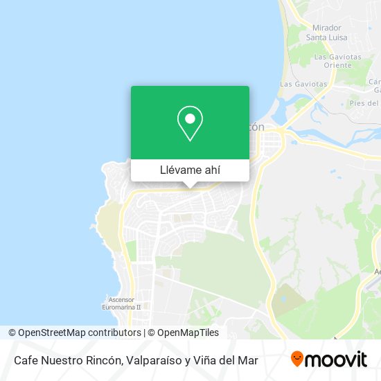 Mapa de Cafe Nuestro Rincón
