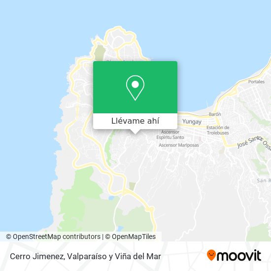 Mapa de Cerro Jimenez