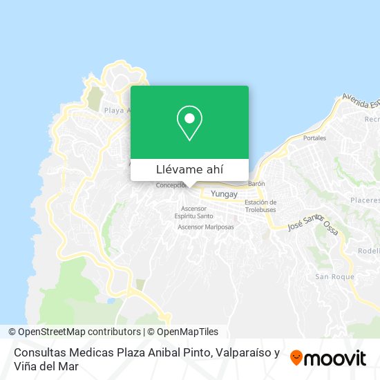 Mapa de Consultas Medicas Plaza Anibal Pinto