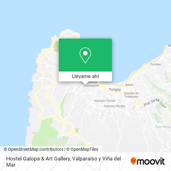 Mapa de Hostel Galopa & Art Gallery