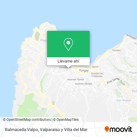 Mapa de Balmaceda Valpo