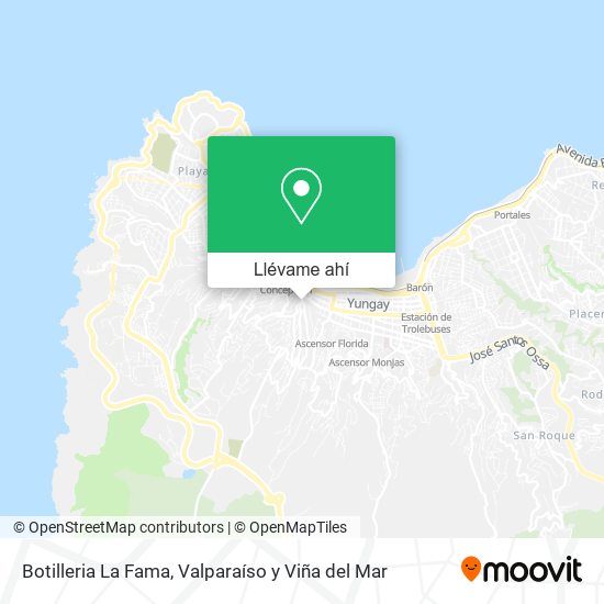 Mapa de Botilleria La Fama