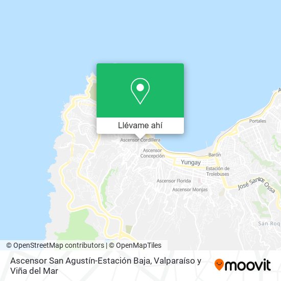Mapa de Ascensor San Agustín-Estación Baja
