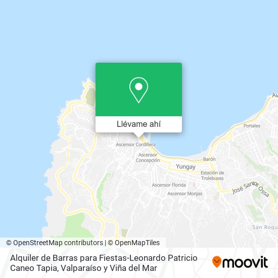 Mapa de Alquiler de Barras para Fiestas-Leonardo Patricio Caneo Tapia