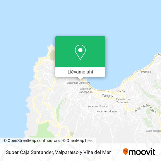 Mapa de Super Caja Santander