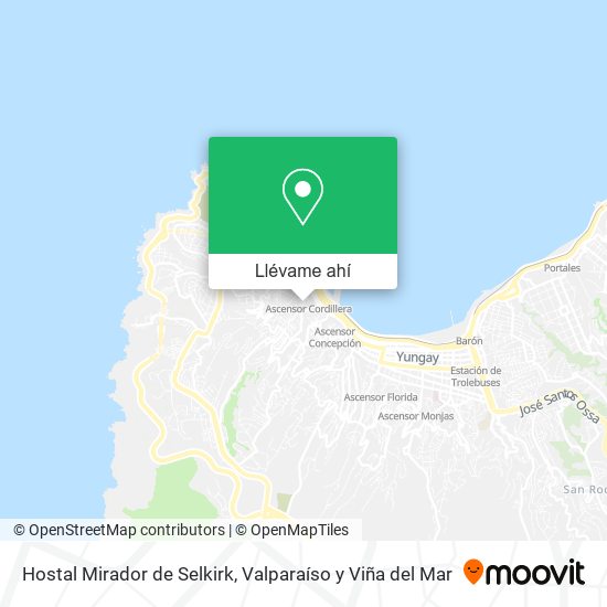 Mapa de Hostal Mirador de Selkirk