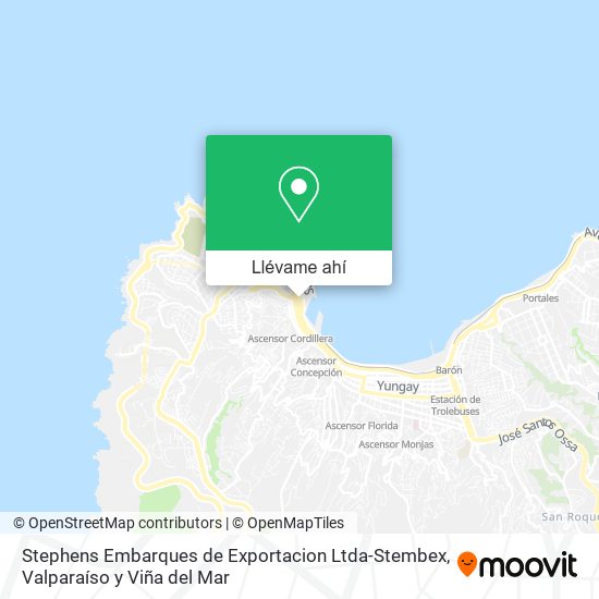 Mapa de Stephens Embarques de Exportacion Ltda-Stembex