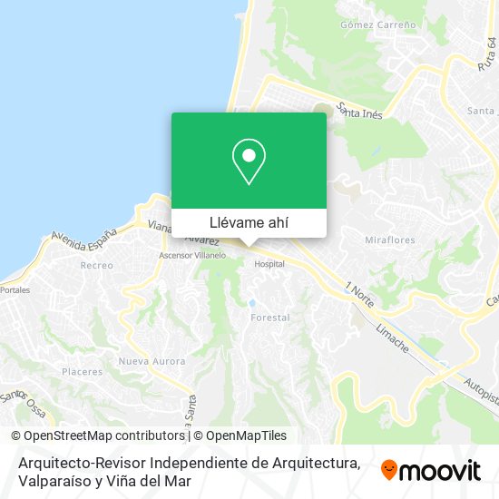 Mapa de Arquitecto-Revisor Independiente de Arquitectura