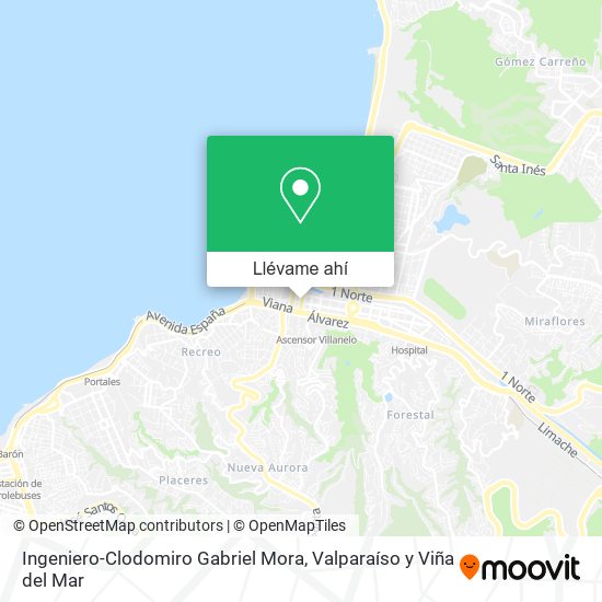 Mapa de Ingeniero-Clodomiro Gabriel Mora