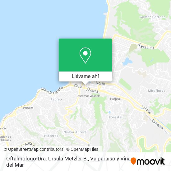 Mapa de Oftalmologo-Dra. Ursula Metzler B.