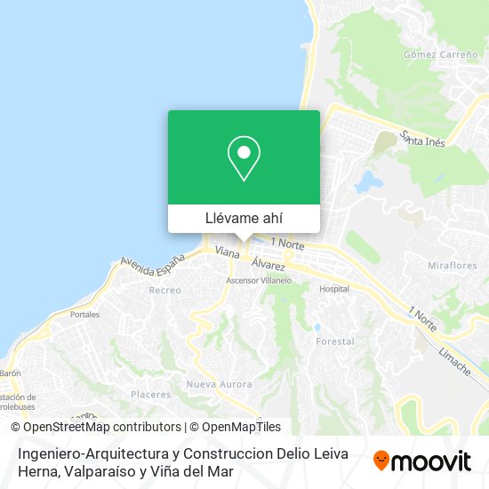 Mapa de Ingeniero-Arquitectura y Construccion Delio Leiva Herna