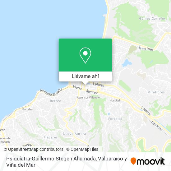 Mapa de Psiquiatra-Guillermo Stegen Ahumada