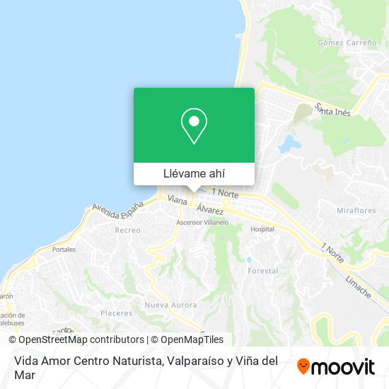 Mapa de Vida Amor Centro Naturista