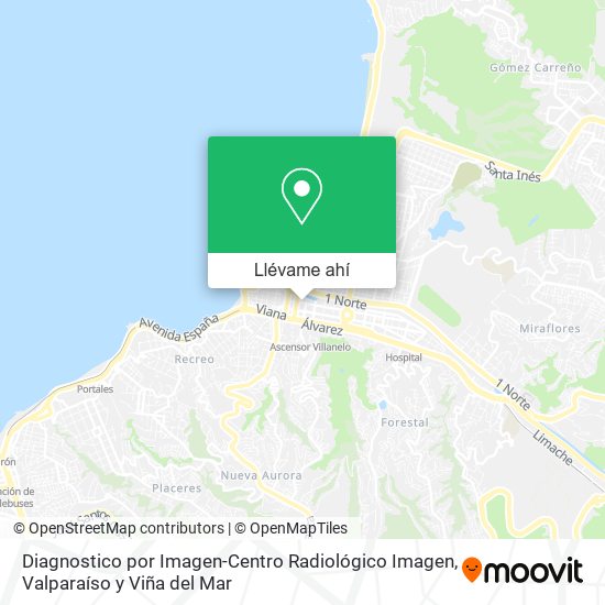 Mapa de Diagnostico por Imagen-Centro Radiológico Imagen