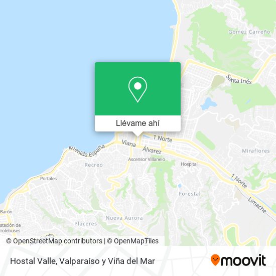 Mapa de Hostal Valle