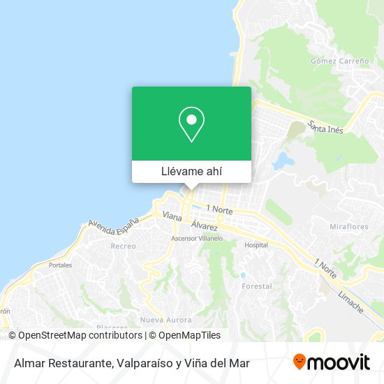 Mapa de Almar Restaurante