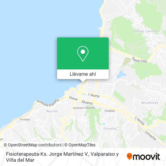 Mapa de Fisioterapeuta-Ks. Jorge Martínez V.