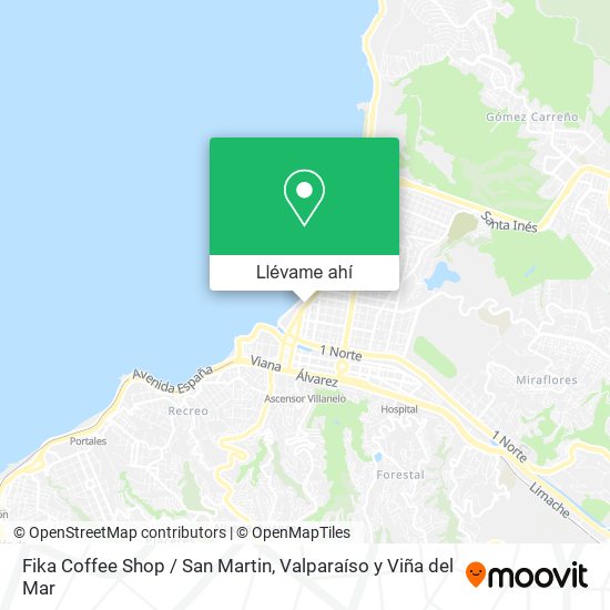 Mapa de Fika Coffee Shop / San Martin