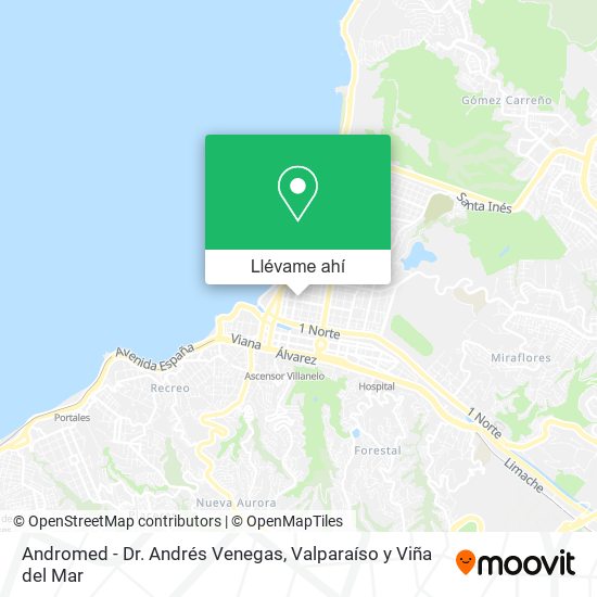 Mapa de Andromed - Dr. Andrés Venegas