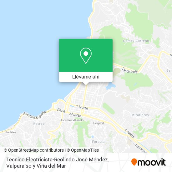 Mapa de Técnico Electricista-Reolindo José Méndez