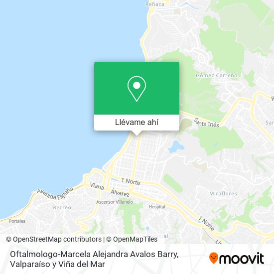 Mapa de Oftalmologo-Marcela Alejandra Avalos Barry