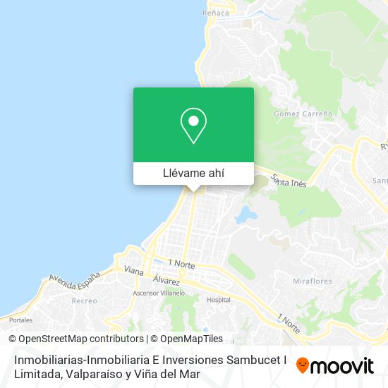 Mapa de Inmobiliarias-Inmobiliaria E Inversiones Sambucet I Limitada