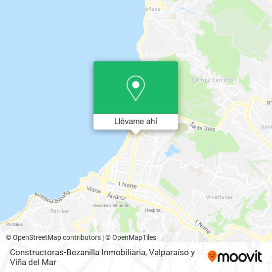 Mapa de Constructoras-Bezanilla Inmobiliaria