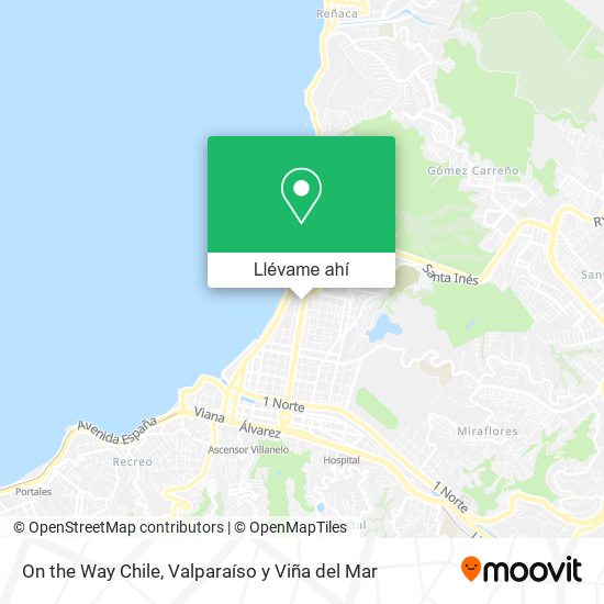 Mapa de On the Way Chile