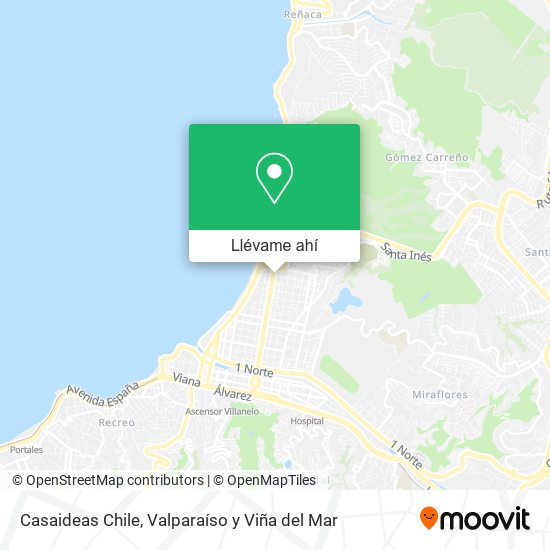 Mapa de Casaideas Chile
