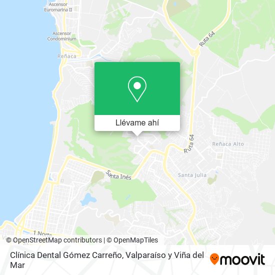 Mapa de Clínica Dental Gómez Carreño