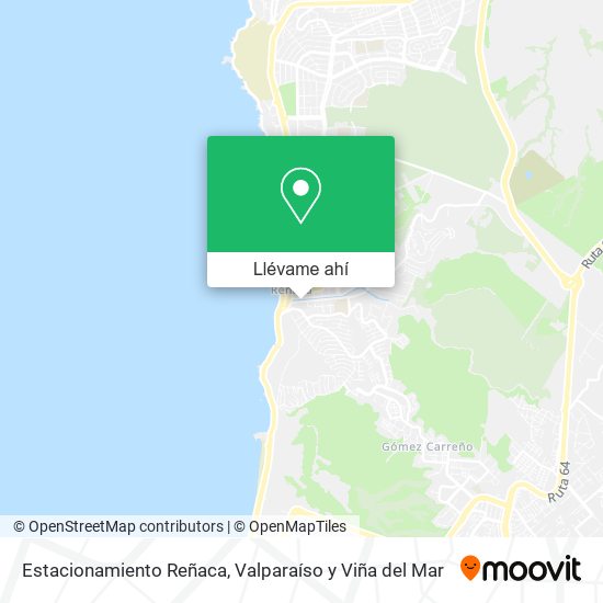 Mapa de Estacionamiento Reñaca