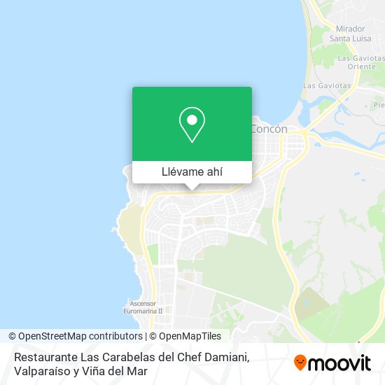 Mapa de Restaurante Las Carabelas del Chef Damiani