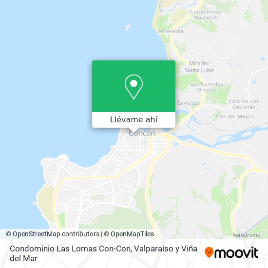 Mapa de Condominio Las Lomas Con-Con