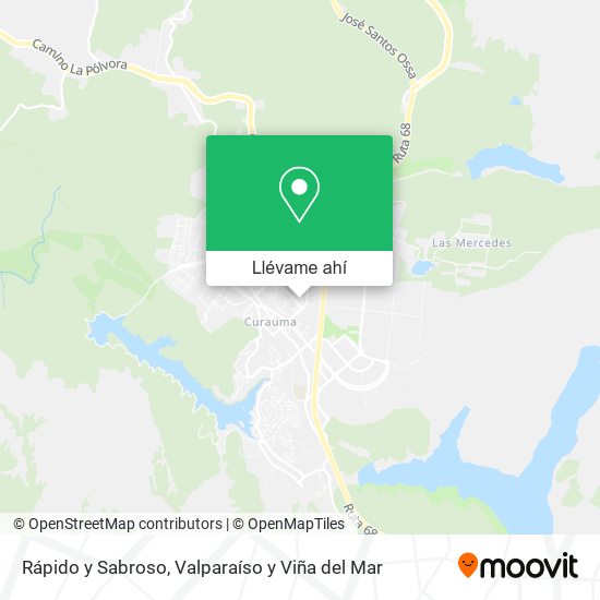 Mapa de Rápido y Sabroso