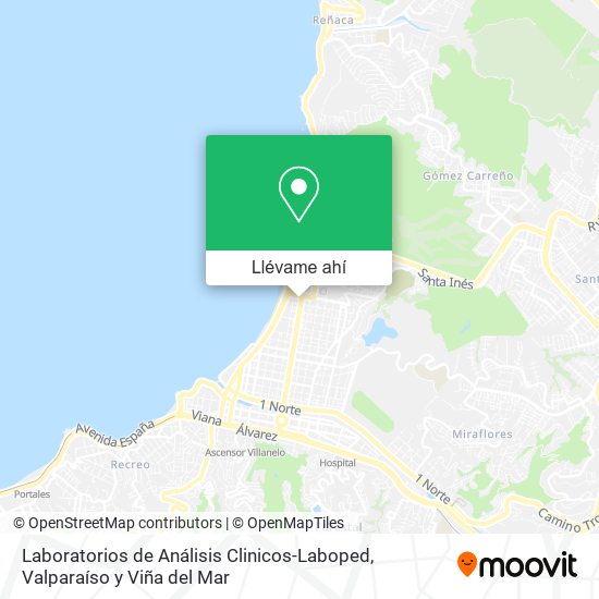 Mapa de Laboratorios de Análisis Clinicos-Laboped