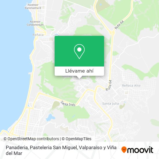 Mapa de Panaderia, Pasteleria San Miguel