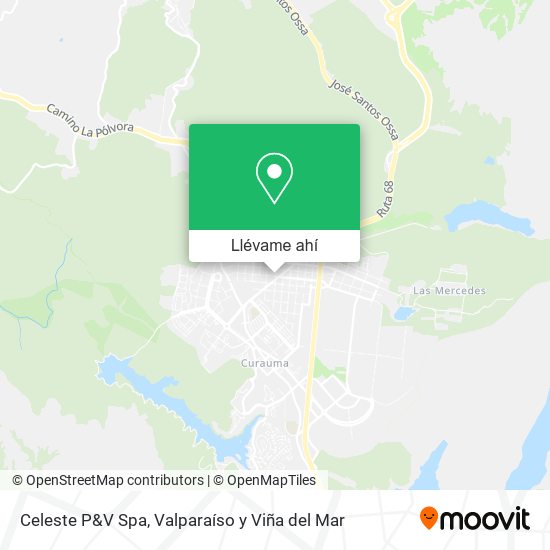 Mapa de Celeste P&V Spa