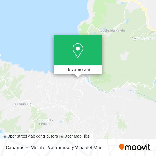 Mapa de Cabañas El Mulato