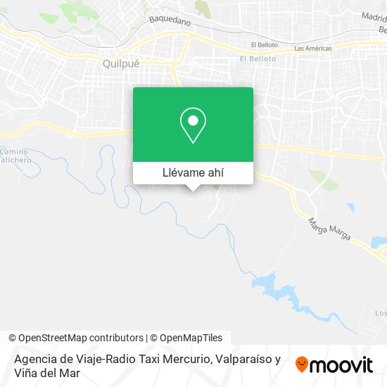 Mapa de Agencia de Viaje-Radio Taxi Mercurio