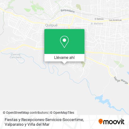 Mapa de Fiestas y Recepciones-Servicios-Soccertime