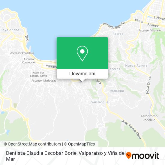 Mapa de Dentista-Claudia Escobar Borie