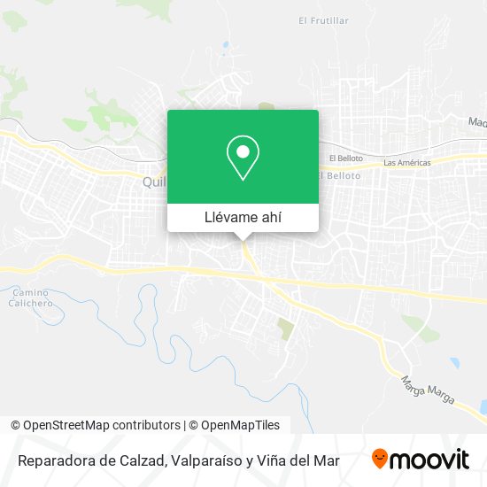 Mapa de Reparadora de Calzad