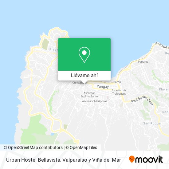 Mapa de Urban Hostel Bellavista