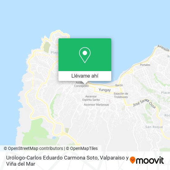 Mapa de Urólogo-Carlos Eduardo Carmona Soto