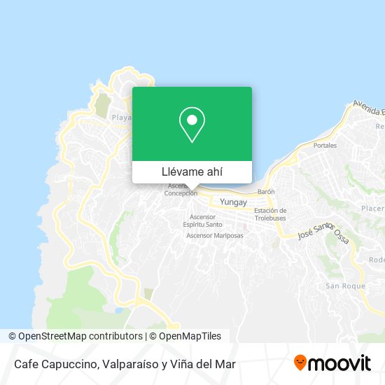 Mapa de Cafe Capuccino