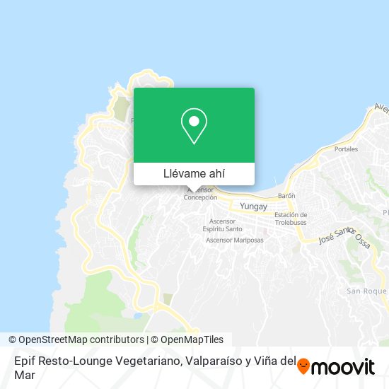 Mapa de Epif Resto-Lounge Vegetariano